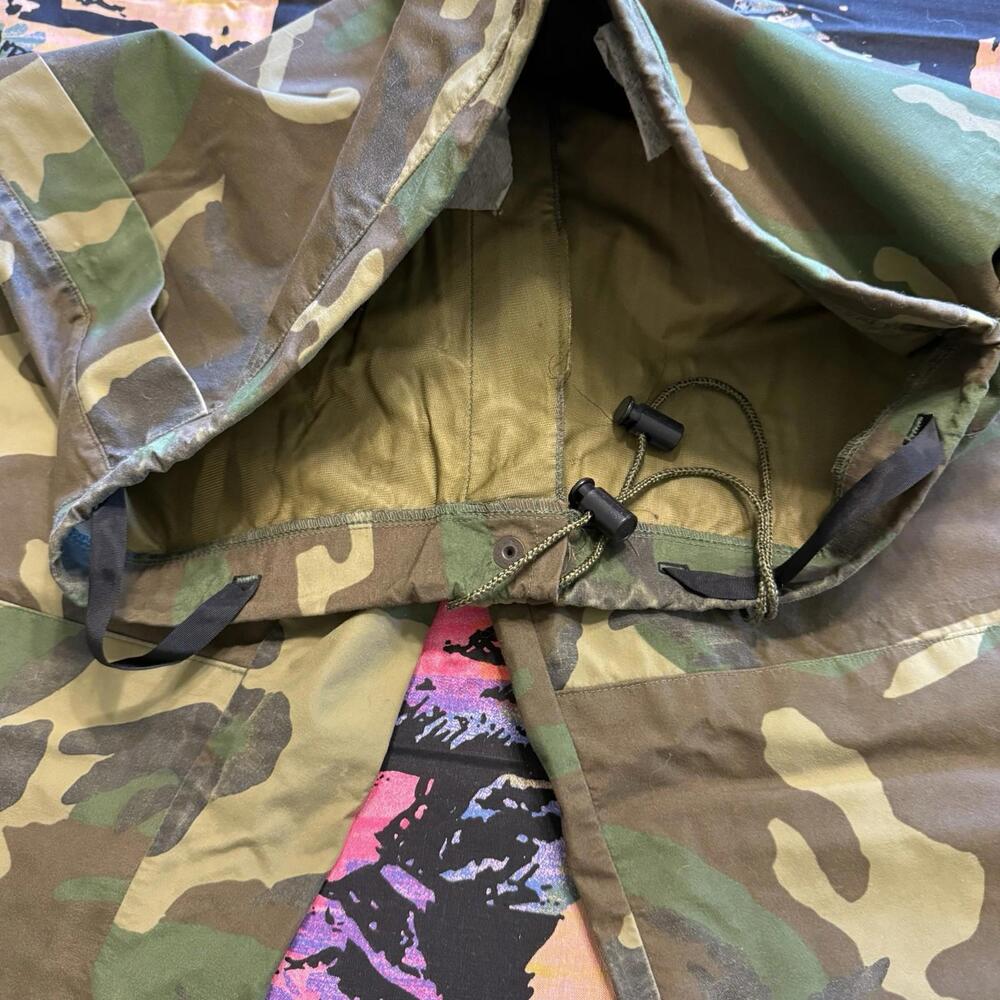 Vintage 80s‎ US Military Cold Weather Gore-Tex Camo Trousers M81 Woodland 36x32 - Picture 5 of 9
